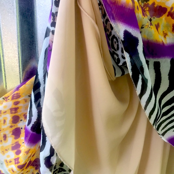 Tricia Fix Dress, Size: M, Made in USA, Animal/tie dye print,Bohemian inspired - Picture 5 of 10